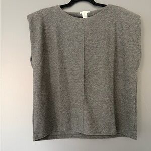 NWT H&M Charcoal Muscle Tee